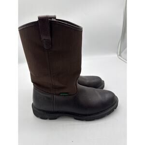 Georgia Boot Homeland Steel Toe Waterproof Wellington Size 9.5 W
